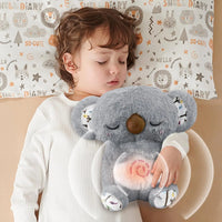 Baby Breathing Soothing Capybara Elephant Plush Doll Toy Sleeping Companion Music and Light Doll Sensory Plush Toy Soft Toy