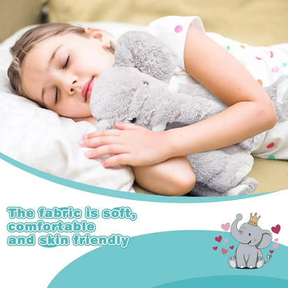 Baby Breathing Soothing Capybara Elephant Plush Doll Toy Sleeping Companion Music and Light Doll Sensory Plush Toy Soft Toy