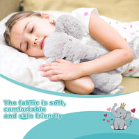 Baby Breathing Soothing Capybara Elephant Plush Doll Toy Sleeping Companion Music and Light Doll Sensory Plush Toy Soft Toy